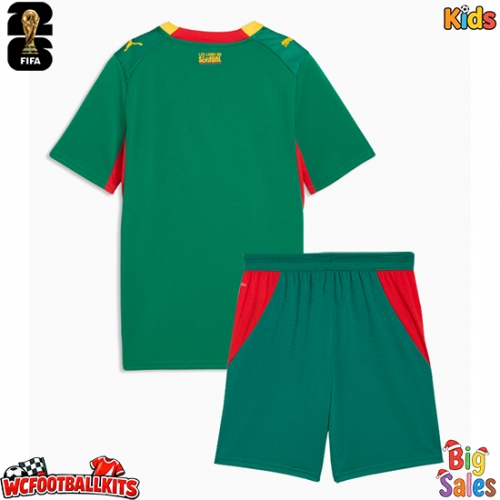 Senegal Replica Away Stadium Kit for Kids World Cup 2026 Short Sleeve (+ pants)